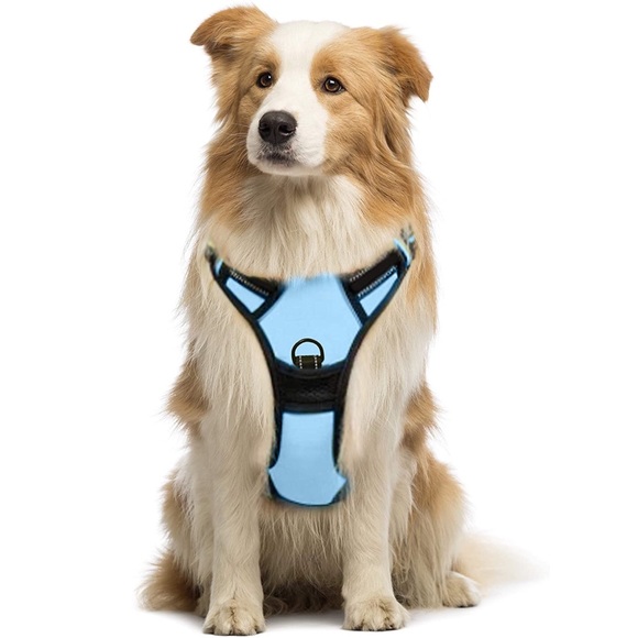 Dog Trainer Adjustable Soft Padded Breathable Reflective Harnesses Vest Medium - Picture 1 of 6